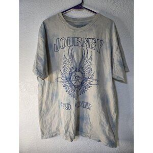 Vintage Journey Shirt Mens XL Blue 79 Tour Rock Band Concert Graphic Tee